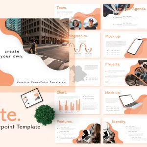 Business courseware project report dynamic PPT planning slide template design and production